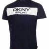 DKNY Sport East River Colour Block T-Shirt - Navy