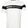 DKNY Sport Colour Block T-Shirt - White