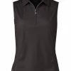 Daily Sports W Macy Sleeveless Polo - Black