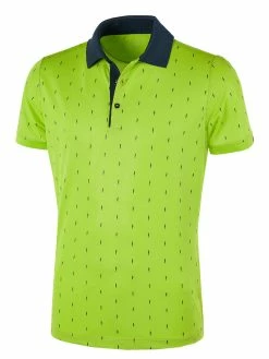 Galvin Green Mayson Polo - Lime/Navy