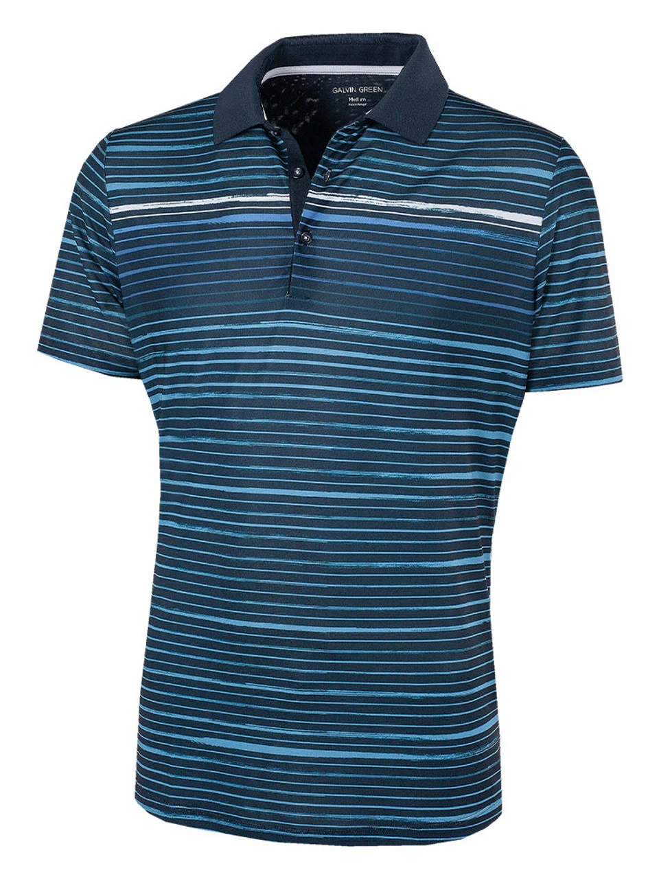 Galvin Green Morgan Polo - Navy/Blue Bell/White