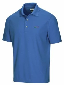Greg Norman Classic Pique Shark Polo - Strong Blue
