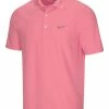 Greg Norman Classic Pique Shark Polo - Pink Cure