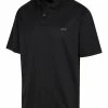 Greg Norman Textured Shark Polo - Black