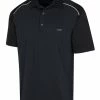 Greg Norman Colour-Blocked Shark Polo - Black