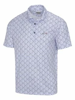 Greg Norman Shark Foulard Polo - Navy Moon