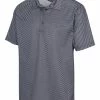 Greg Norman Shell Pique Polo - Black
