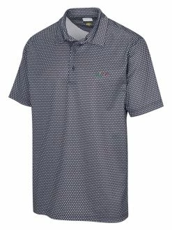 Greg Norman Shell Pique Polo - Black