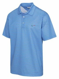 Greg Norman Shell Pique Polo - Ocean Reef