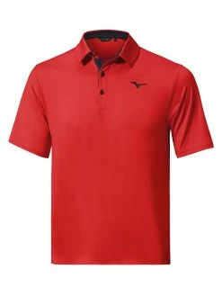 Mizuno Quick Dry Comp Polo - Red