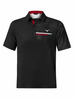 Mizuno Quick Dry Hazard Bloc Polo - Black