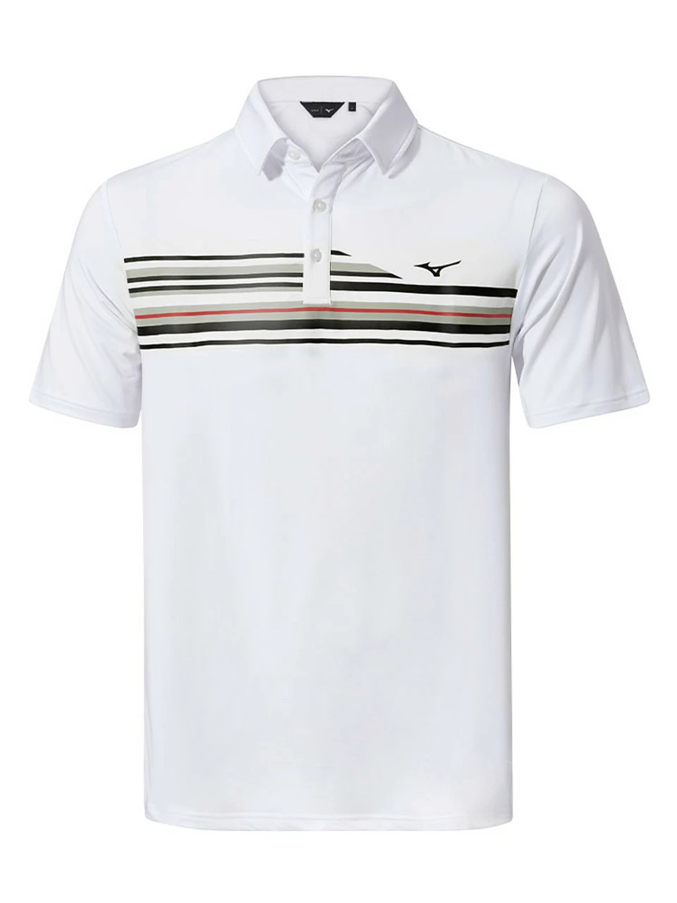 Mizuno Quick Dry Elite Stripe Polo - White
