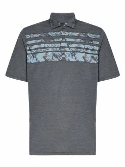 Oakley Azalea Stripe Polo - Blackout Heather