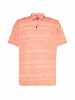 Oakley Aero Pro Stripe Polo - Sunset Heather