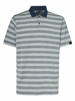 Oakley Blurred Stripe Polo - Team Navy