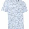Original Penguin Micro Octopus Print (Reg Fit) Golf Polo - Bright White