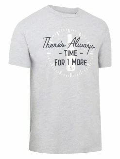 Original Penguin Somewhere It's 5 O'Clock Golf T-Shirt - Rain Heather