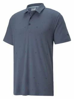 Puma CLOUDSPUN H8 Golf Polo - Evening Sky/Navy Blazer