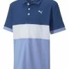 Puma JR Boys CLOUDSPUN Highway Polo - Blazing Blue/Lavender Pop