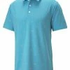 Puma MATTR Foliage Golf Polo - Dusty Aqua/Purple Charcoal