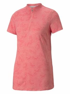 Puma Women's MATTR Bouquet Golf Polo - Carnation Pink