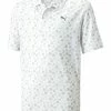Puma JR Boys MATTR Beach Trip Golf Polo - Bright White/High Rise