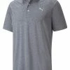 Puma Performance Heather Polo - Navy Blazer Heather