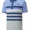 Puma MATTR One Way Polo - Lavender Pop/Blazing Blue