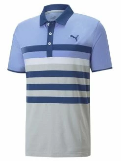 Puma MATTR One Way Polo - Lavender Pop/Blazing Blue