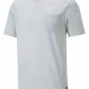 Puma Excellent Golf Wear CLOUDSPUN Pushcart Pocket Golf T-shirt - High Rise