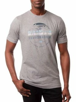 Travis Mathew Piece Of Cake T-Shirt - Heather Grey