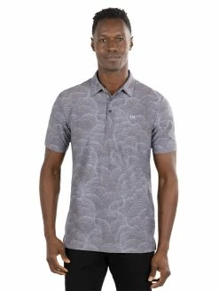 Travis Mathew Four Lakes Polo - Heather Dark Grey