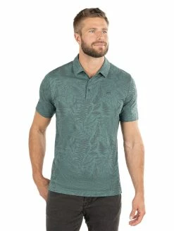 Travis Mathew Hidden Falls Polo - Silver Pine