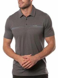 Travis Mathew Knot Today Polo - Heather Dark Grey