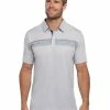 Travis Mathew Summer Storm Polo - Heather Light Grey