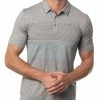 Travis Mathew Quiet Nights Polo - Heather Medium Grey