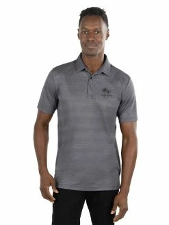 Travis Mathew Rainy Days Polo - Heather Dark Grey