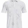 Under Armour Playoff 2.0 Graphic Polo - White/Halo Grey