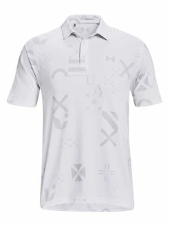 Under Armour Playoff 2.0 Graphic Polo - White/Halo Grey