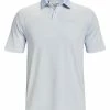 Under Armour Performance Stripe Polo - Oxford Blue/White