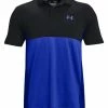 Under Armour Performance Blocked Polo - Black/Versa Blue