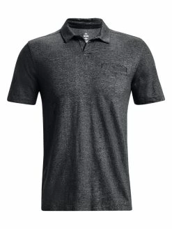 Under Armour Vanish Snap Polo - Black/Radio Red