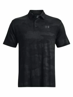 Under Armour Playoff 2.0 Jacquard Polo - Black/Black