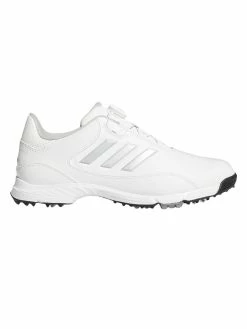 Adidas Golflite Max BOA Wide Golf Shoes - Cloud White/Silver Met./Core Black