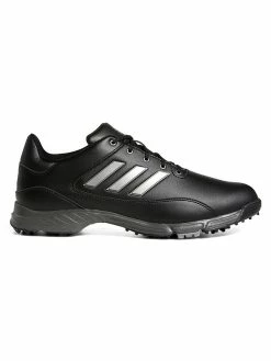 Adidas Golflite Max Wide Golf Shoes - Core Black/Dark Silver Met./Cloud White