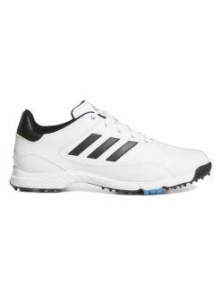 Adidas Golflite Max Wide Golf Shoes - Cloud White/Core Black/Blue Rush