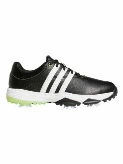 Adidas Junior Tour360 Infinity Recycled Polyester Golf Shoes - Core Black