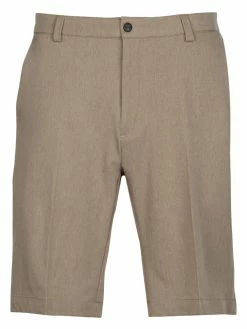 Greg Norman 4-Way Stretch Classic Heather Short - Bamboo Heather