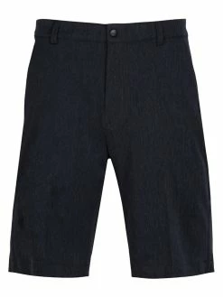 Greg Norman 4-Way Stretch Classic Heather Short - Black Heather