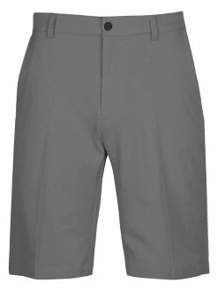 Greg Norman 4-Way Stretch Classic Heather Short - Steel Heather